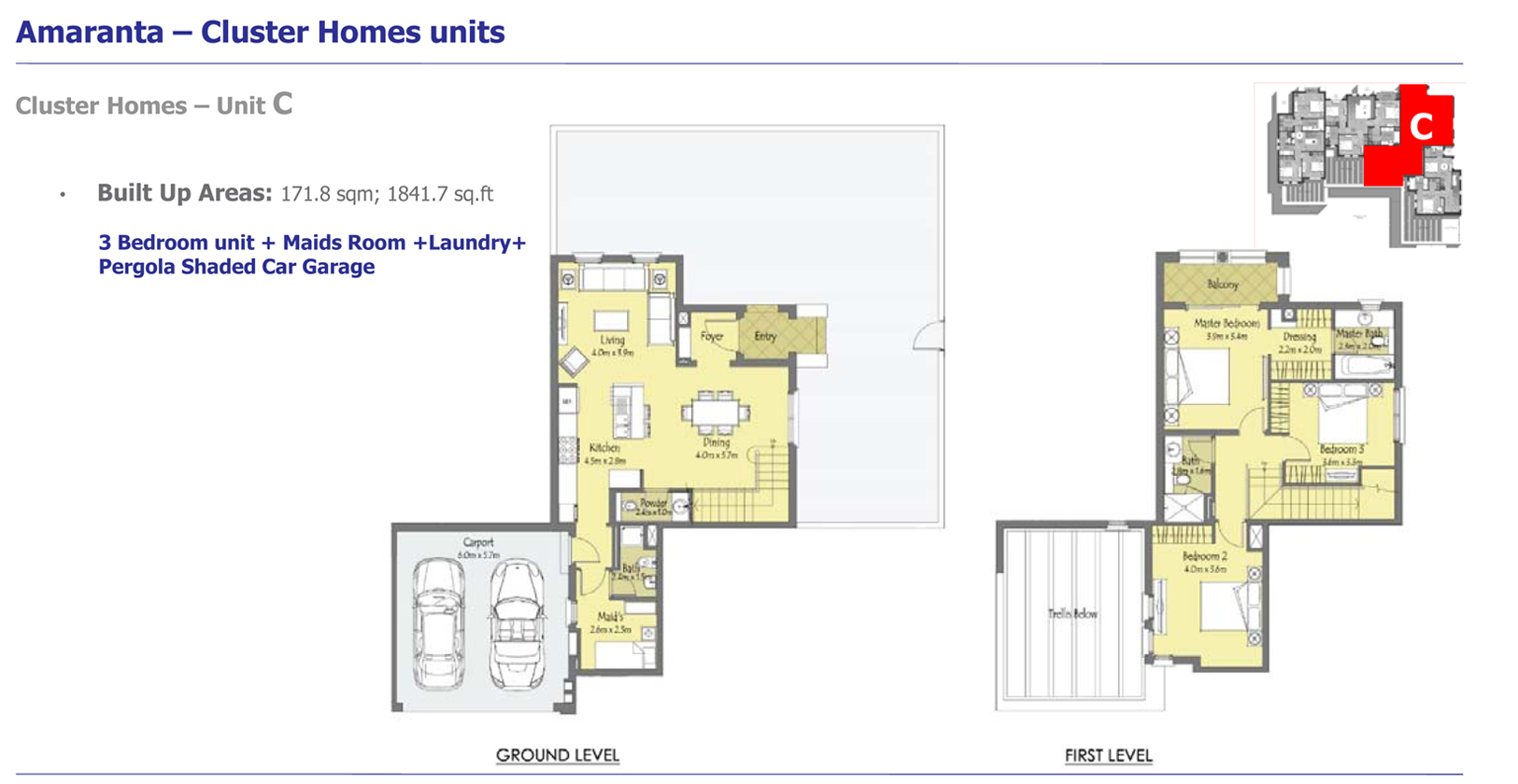 Villanova Amaranta Phase3 Floor Plan Details Layout Plan